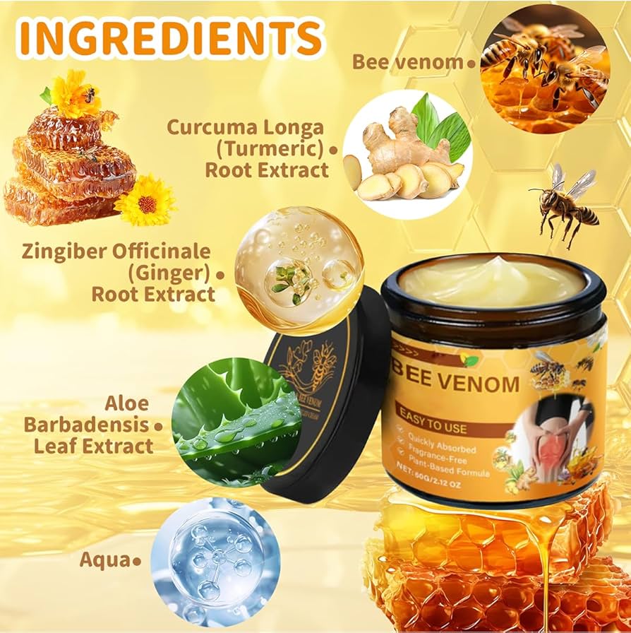 Crème Articulaire Miracle au Venin d'Abeille - Soin Apaisant & Anti-Inflammatoire